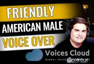 10388Friendly American male voice over in English