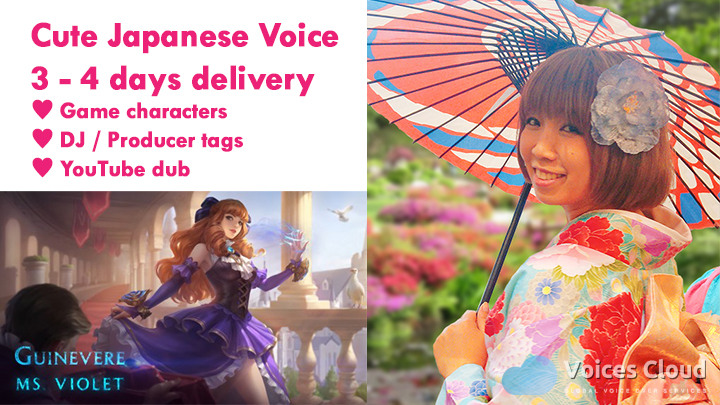 15403Professional Japanese voice over