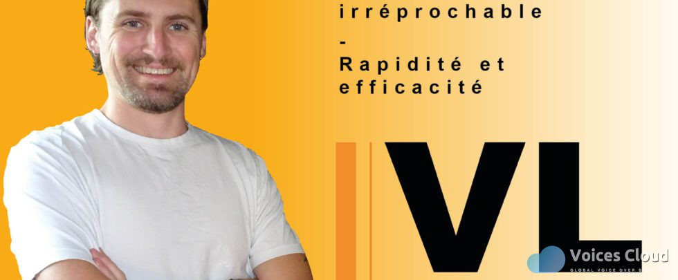 French professional voice-over studio quality