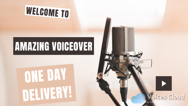 I will record a male voice over