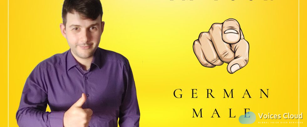 I will be your top German male voice over