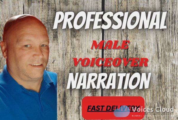 I Will Record Professional Voiceover English