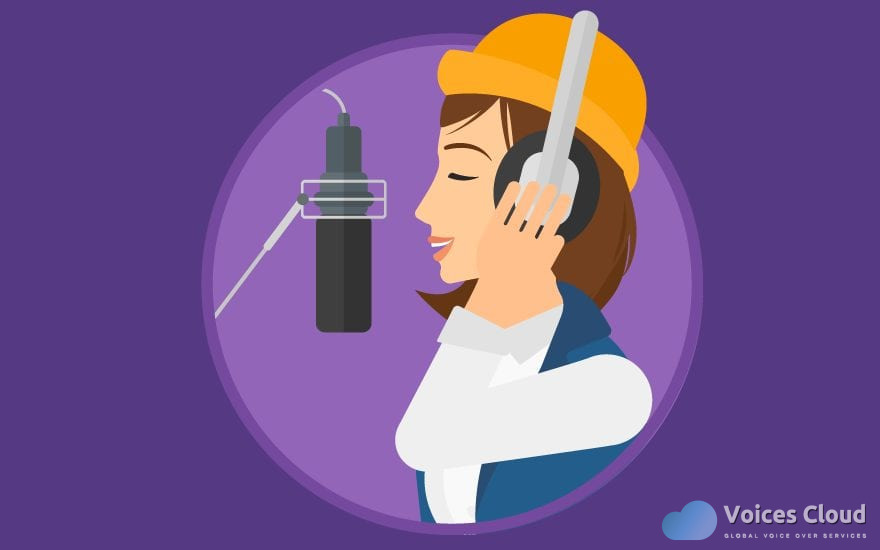 67737Voice over in English
