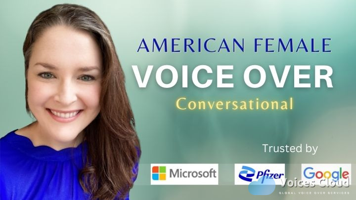 70298Conversational American English Female Voiceover