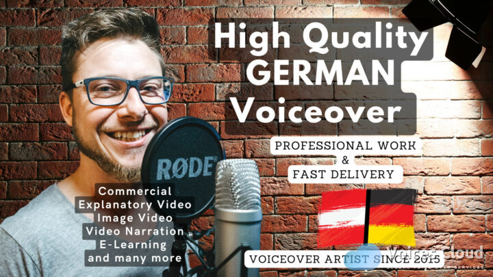 German Premium Quality Voiceover