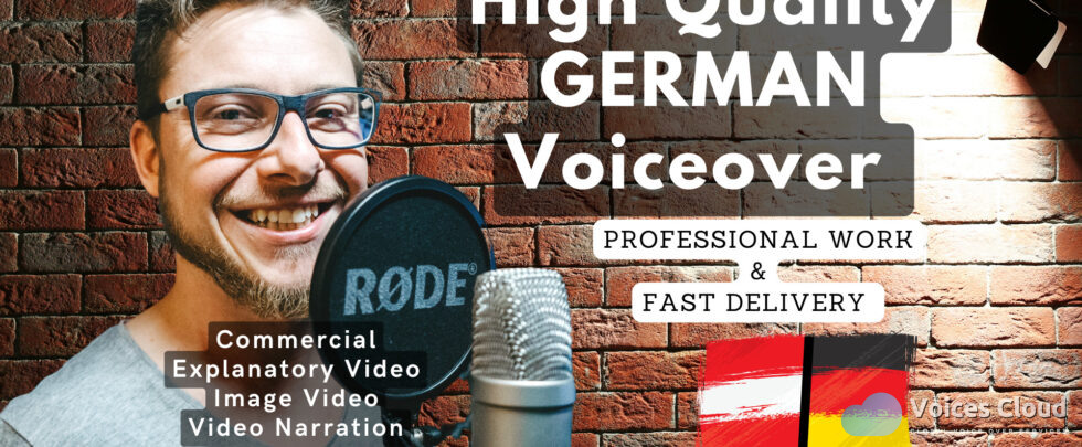 German Premium Quality Voiceover
