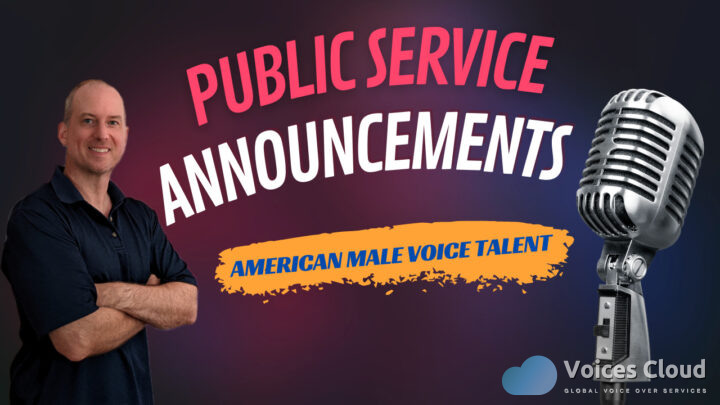 American Male Voice-Over Professional Promo Or Public Service Announcement (Psa)