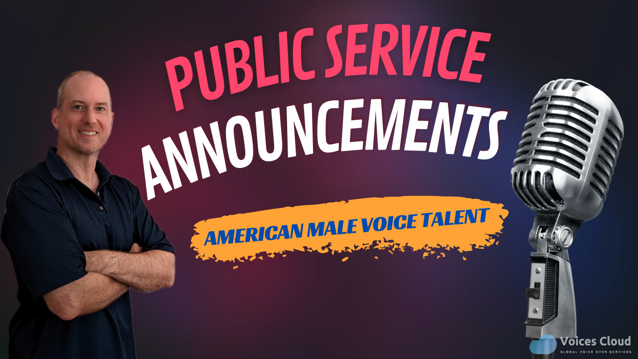 77097American Male Voice-Over Professional Promo Or Public Service Announcement (Psa)
