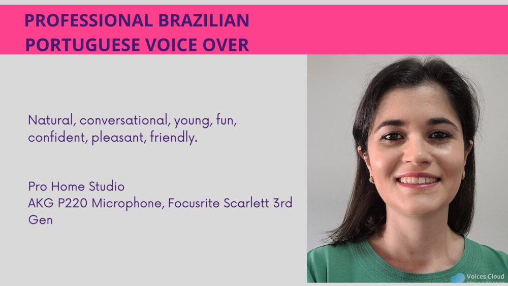 79545Brazilian Voice Over